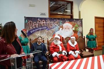 Presentación de la visita de Papá Noel a Telde (Foto TA)